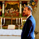 8. september: Kronprinsen besøker Rygge kirke i Moss for å markere kirkens 900-årsjubileum. Foto: Simen Sund, Det kongelige hoff